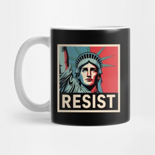 Retro Vintage Resist Statue of Liberty Mug